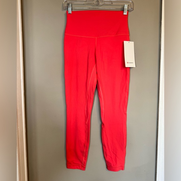 NWT Lululemon Coral Pink Align HR Leggings 25” - Picture 2 of 9